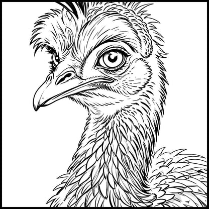 FARM ANIMALS - Print-ready PDF Coloring Book with 91 High-Quality images of Cute Farm Animals